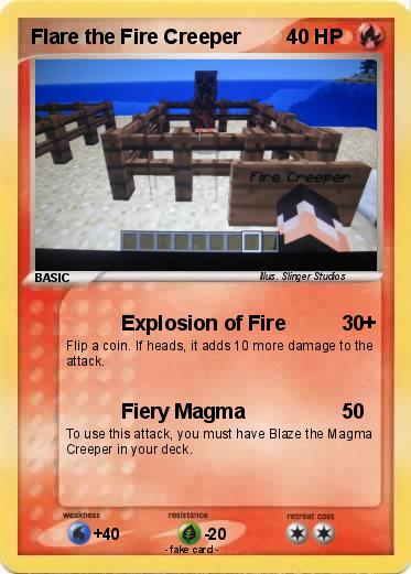 Pokemon Flare the Fire Creeper