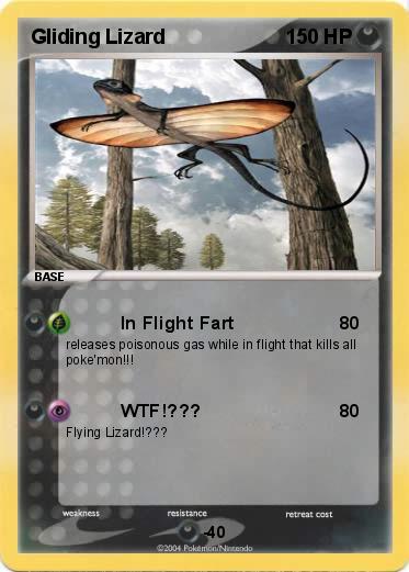 Pokemon Gliding Lizard