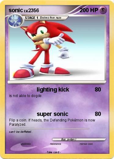 Pokemon sonic