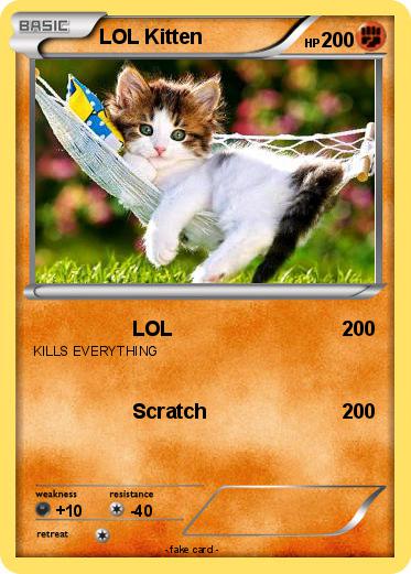 Pokemon LOL Kitten