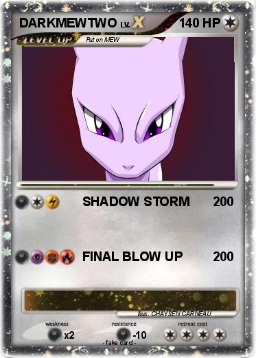 Pokemon DARKMEWTWO