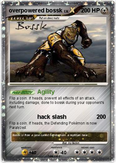 Pokemon overpowered bossk