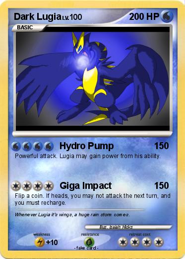 Pokemon Dark Lugia