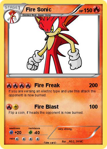 Pokemon Fire Sonic