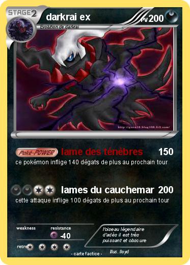 Pokemon darkrai ex