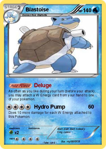 Pokemon Blastoise