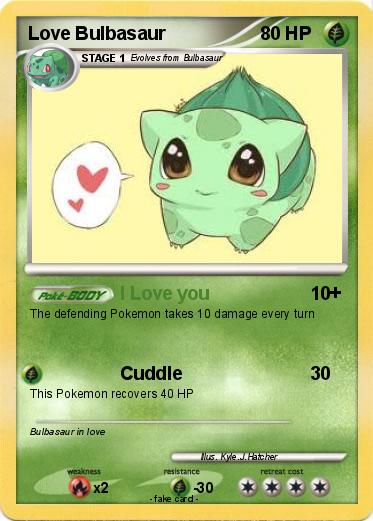 Pokemon Love Bulbasaur