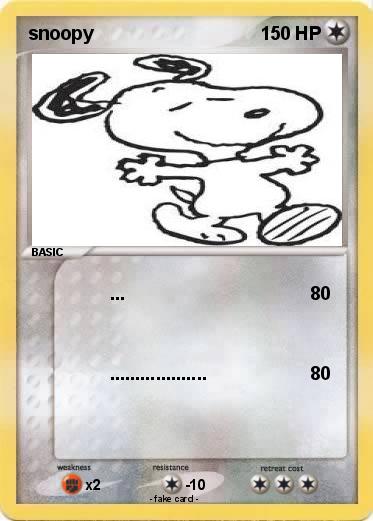 Pokemon snoopy