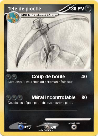 Pokemon Tête de pioche
