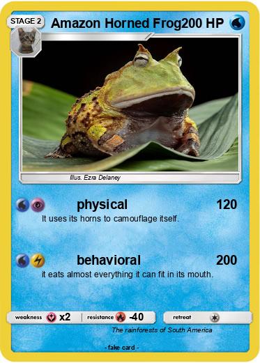Pokemon Amazon Horned Frog