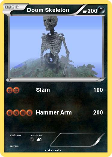 Pokemon Doom Skeleton
