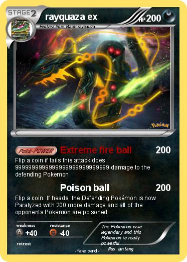 Pokemon rayquaza ex