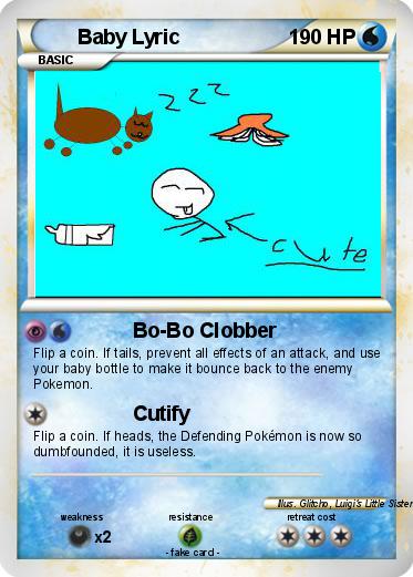 Pokemon Baby Lyric