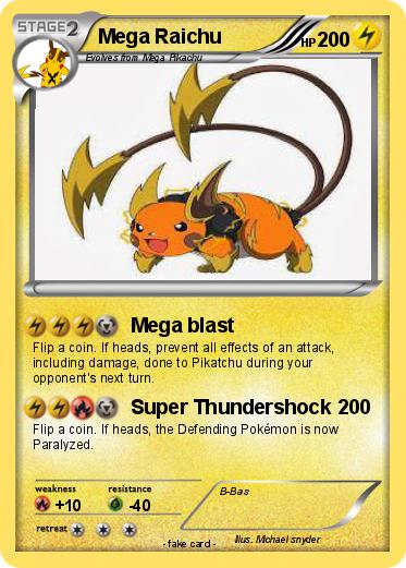 Pokemon Mega Raichu