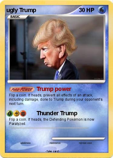 Pokemon ugly Trump