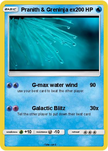 Pokemon Pranith & Greninja ex