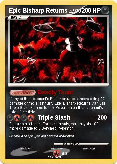 Pokemon Epic Bisharp Returns