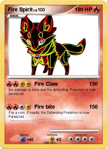 Pokemon Fire Spirit