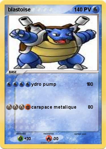 Pokemon blastoise