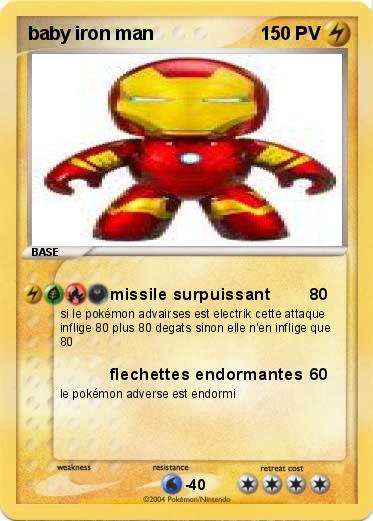 Pokemon baby iron man