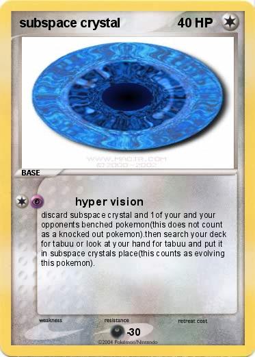 Pokemon subspace crystal
