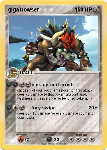 Pokemon giga bowser