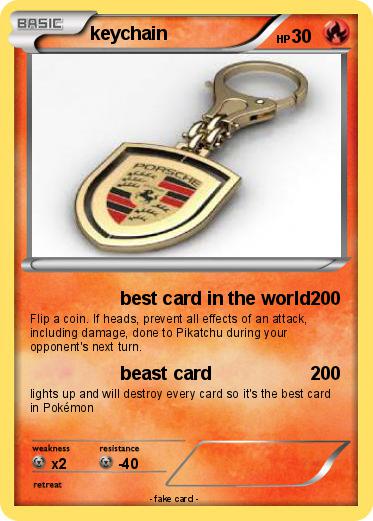 Pokemon keychain