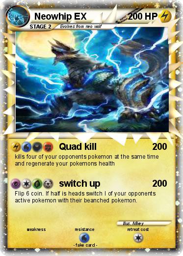 Pokemon Neowhip EX