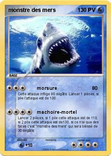 Pokemon monstre des mers
