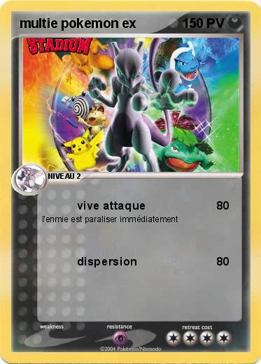 Pokemon multie pokemon ex