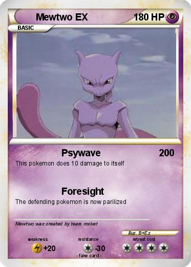 Pokemon Mewtwo EX