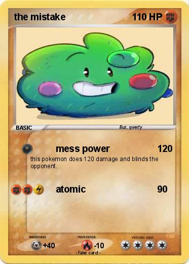 Pokemon the mistake