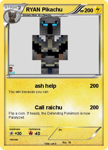 Pokemon RYAN Pikachu