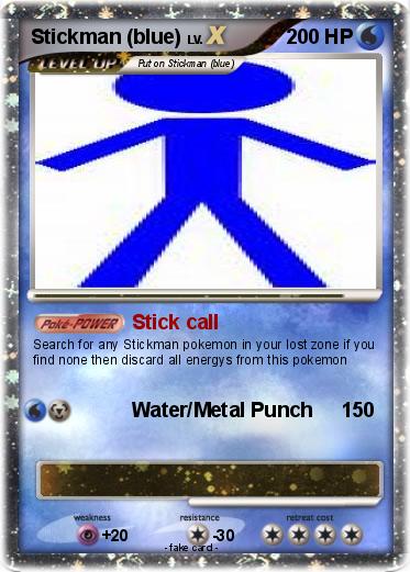 Pokemon Stickman (blue)