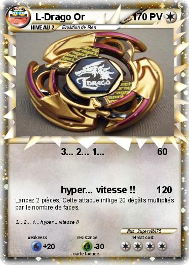 Pokemon L-Drago Or