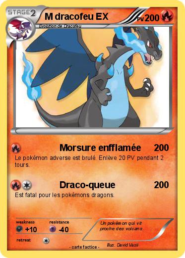 Pokemon M dracofeu EX
