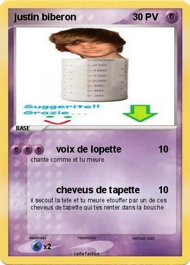 Pokemon justin biberon