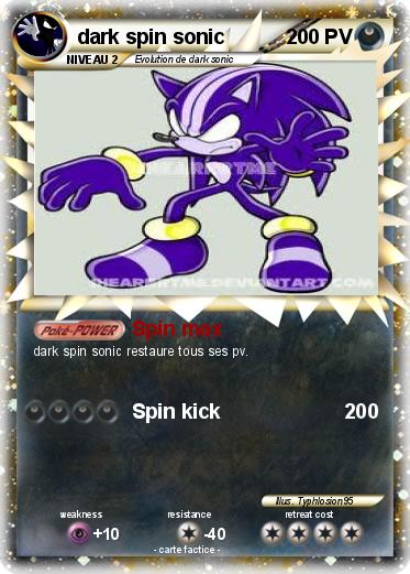 Pokemon dark spin sonic