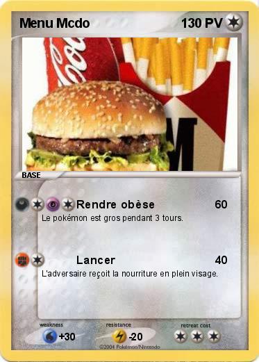 Pokemon Menu Mcdo