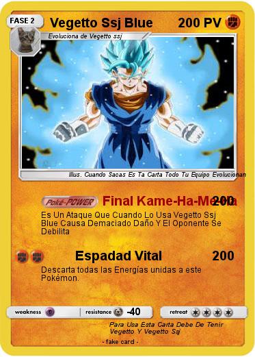 Pokemon Vegetto Ssj Blue