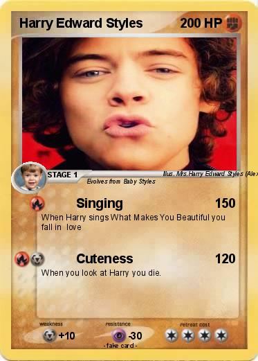 Pokemon Harry Edward Styles