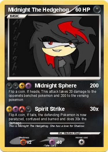 Pokemon Midnight The Hedgehog