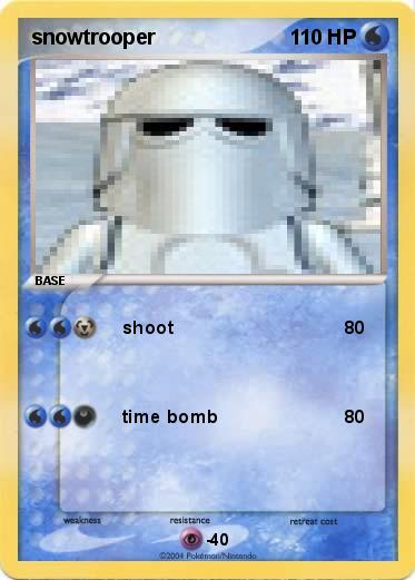 Pokemon snowtrooper