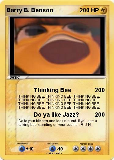 Pokemon Barry B. Benson