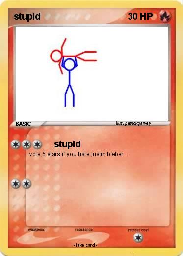 Pokemon stupid