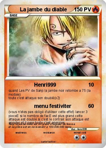 Pokemon La jambe du diable