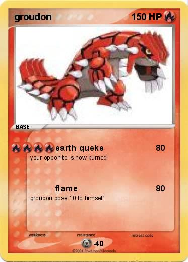 Pokemon groudon
