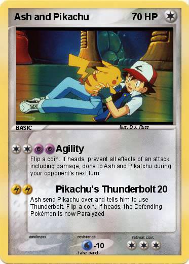 Pokemon Ash and Pikachu