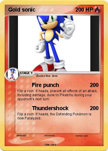Pokemon Gold sonic