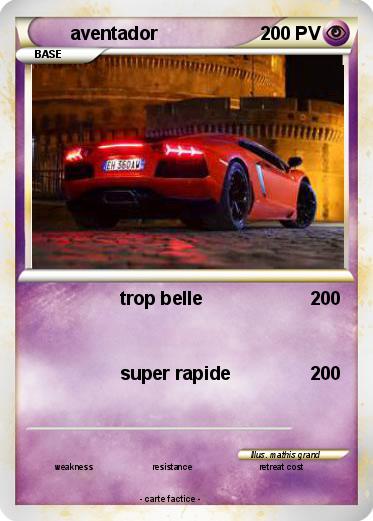 Pokemon aventador